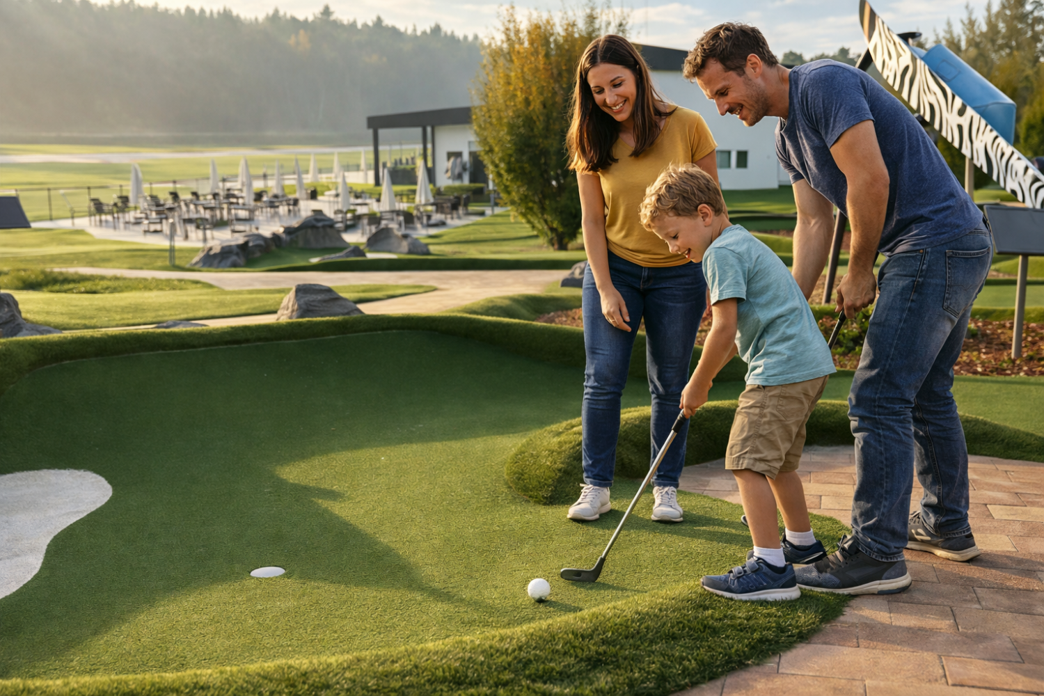 Adventuregolf am Flugplatz