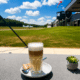 Cafe mit Ausblick aufs Vorfeld